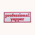 Professional Yapper Iron On Patch
